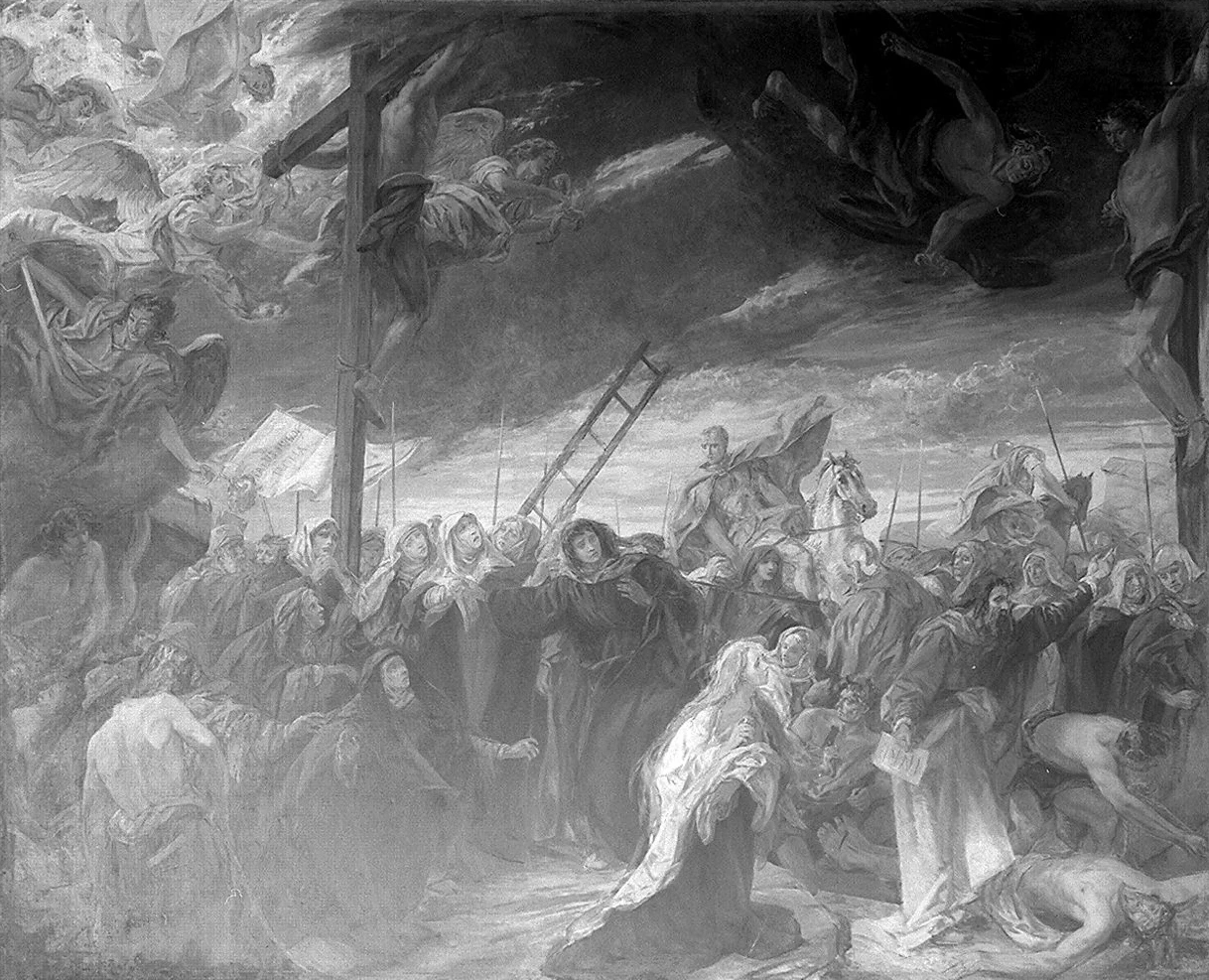 Cristo inchiodato alla croce - Museo Amos Cassioli, Asciano, Siena